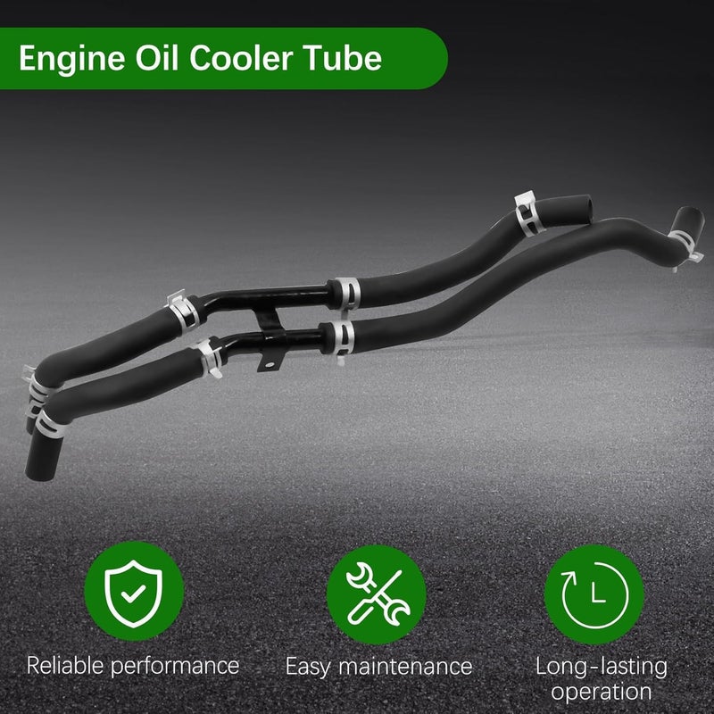 MINETPS 25470-2G000 Engine Oil Cooler Tube Assembly Fit for Hyundai Santa Fe 2010-2016 Tucson 2010-2015 Sonata 2011-2014 for Kia Sportage 2011-2016 Optima Sorento, Engine Coolant Bypass Hose#254702G000 - Image 3